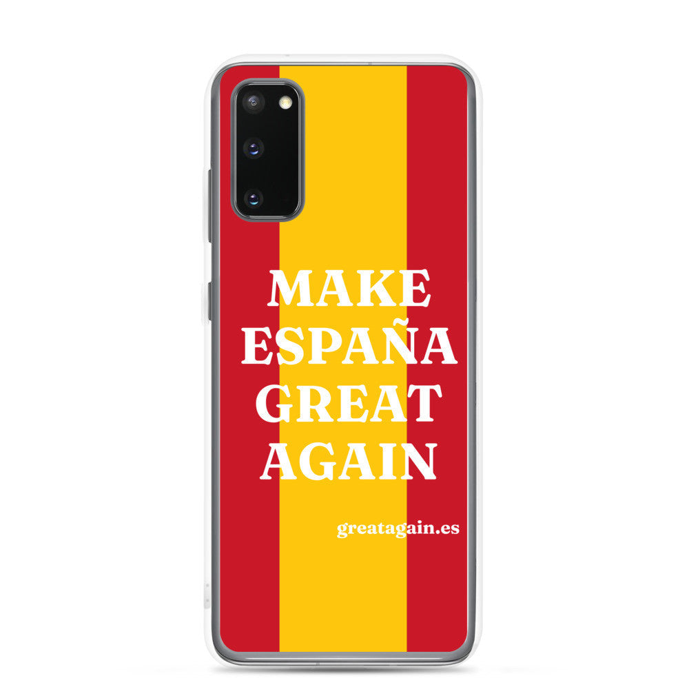 Carcasa transparente Samsung® Make España Great Again