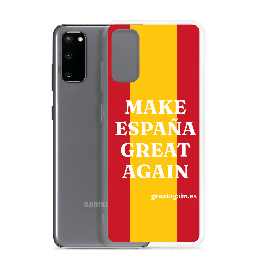 Carcasa transparente Samsung® Make España Great Again