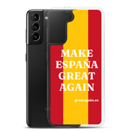 Carcasa transparente Samsung® Make España Great Again