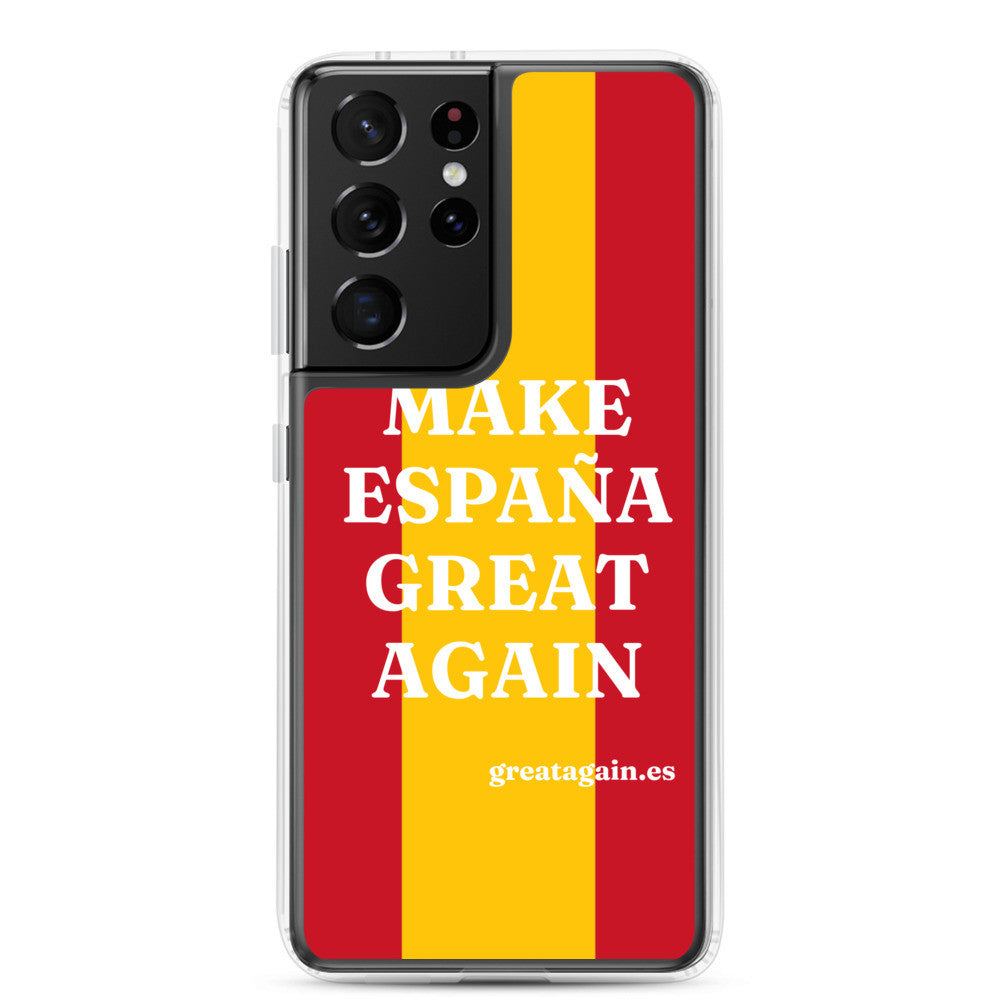 Carcasa transparente Samsung® Make España Great Again