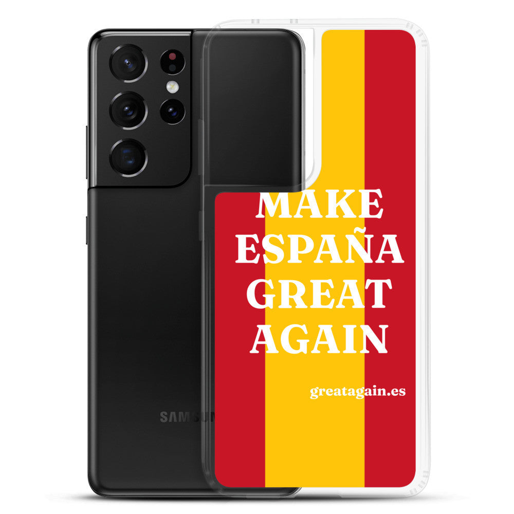 Carcasa transparente Samsung® Make España Great Again