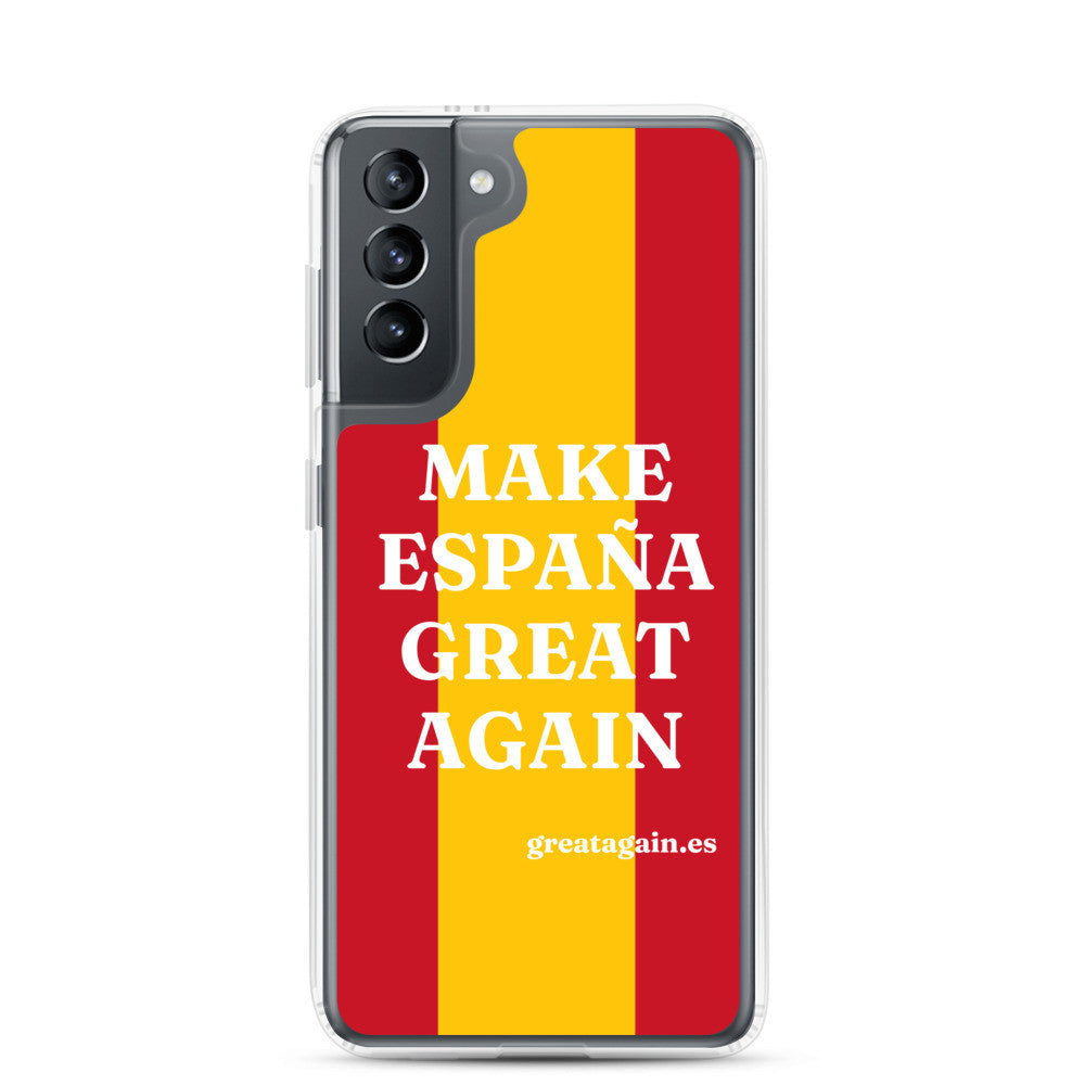 Carcasa transparente Samsung® Make España Great Again