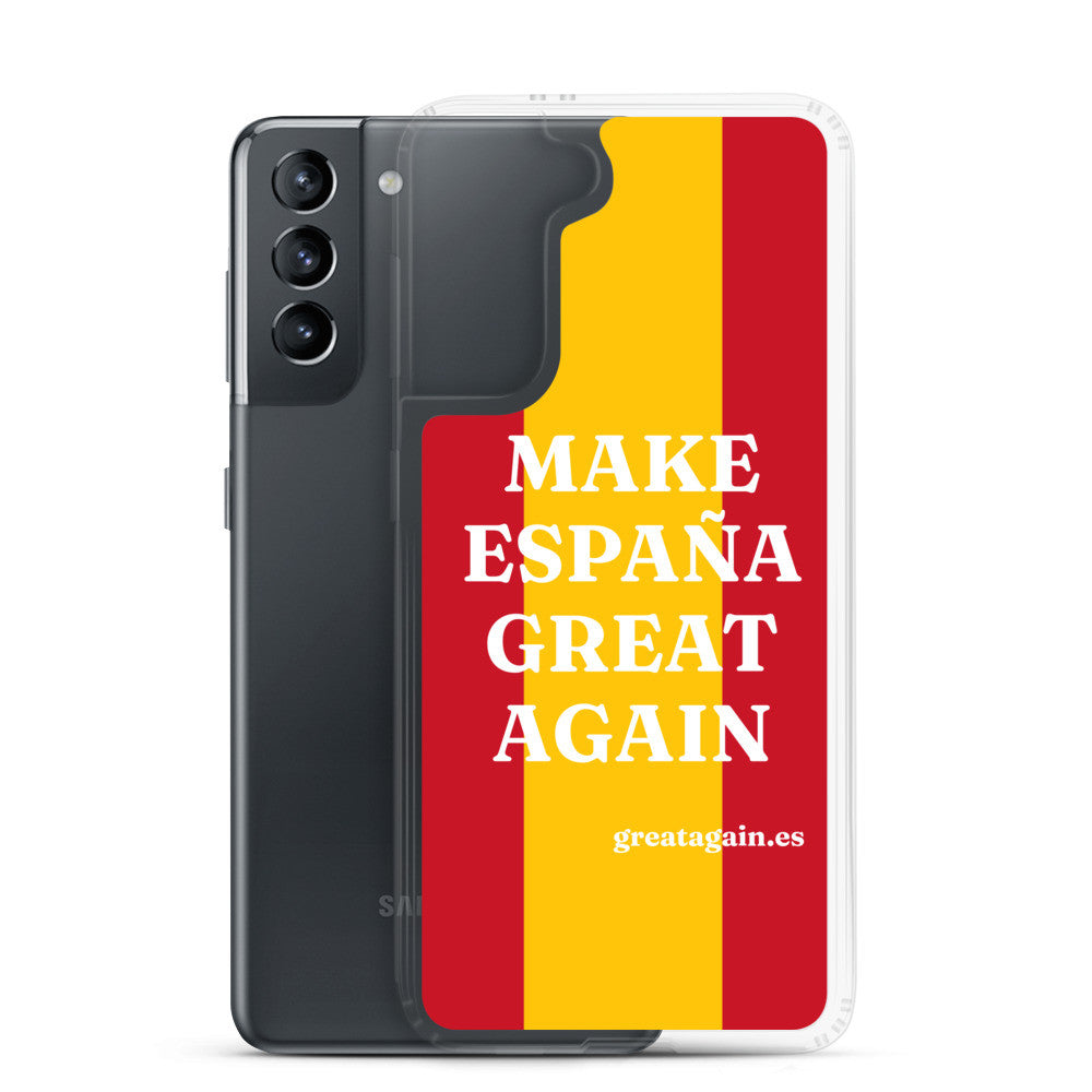Carcasa transparente Samsung® Make España Great Again