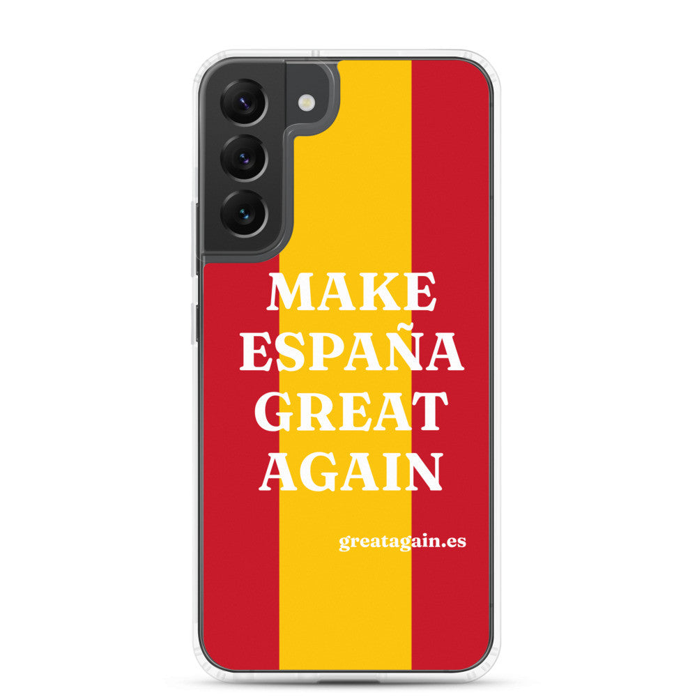 Carcasa transparente Samsung® Make España Great Again