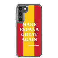 Carcasa transparente Samsung® Make España Great Again