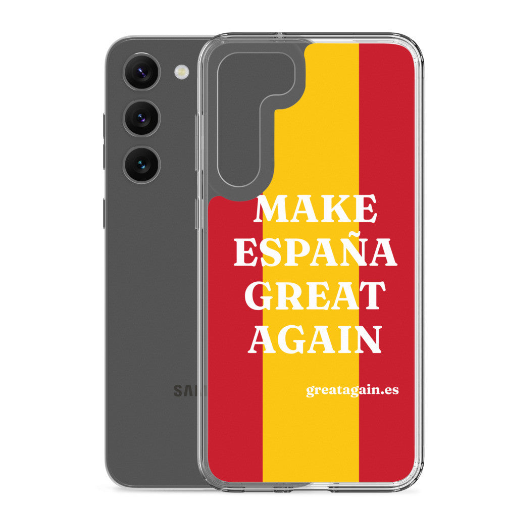 Carcasa transparente Samsung® Make España Great Again