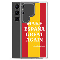 Carcasa transparente Samsung® Make España Great Again