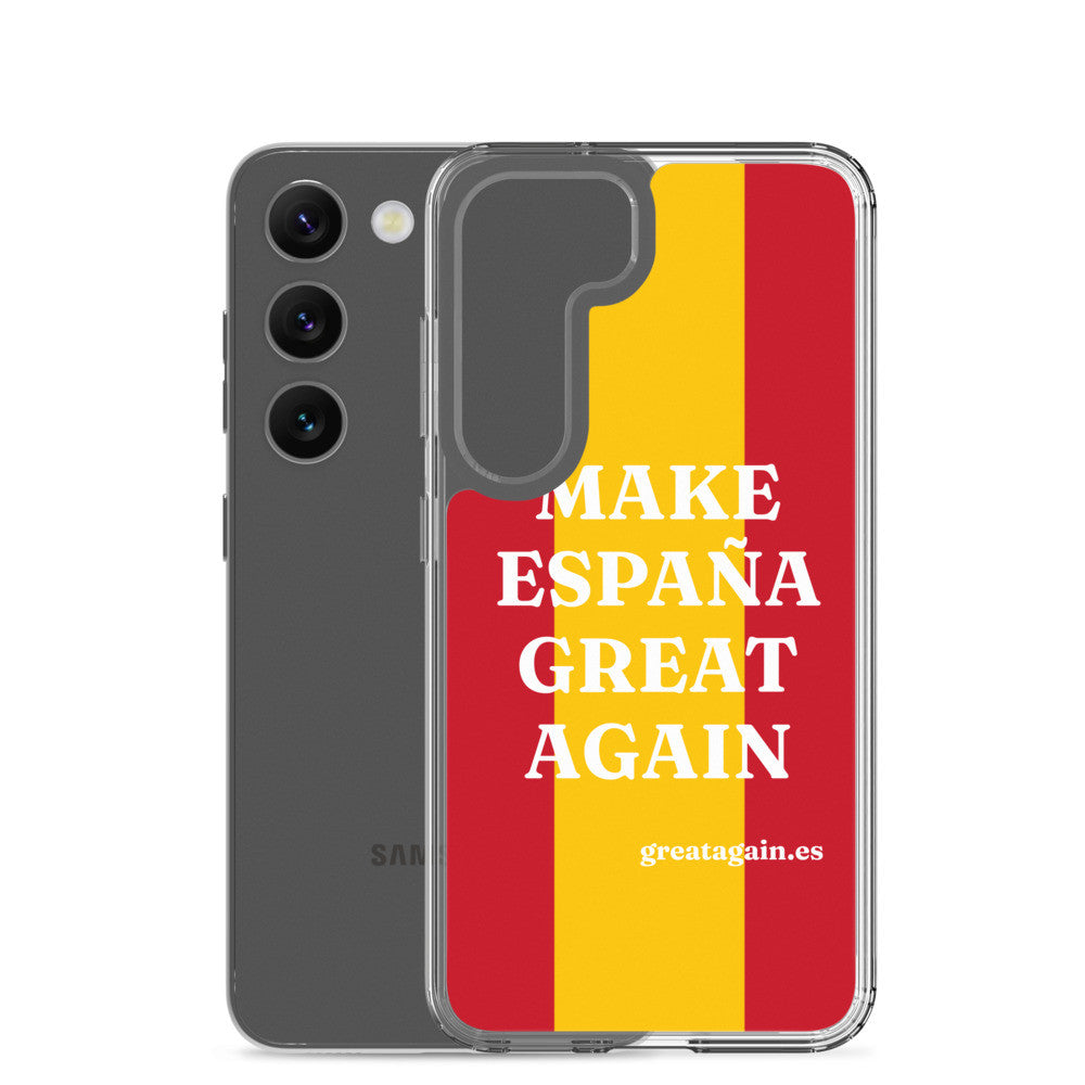 Carcasa transparente Samsung® Make España Great Again