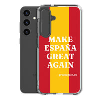 Carcasa transparente Samsung® Make España Great Again