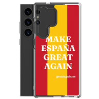 Carcasa transparente Samsung® Make España Great Again