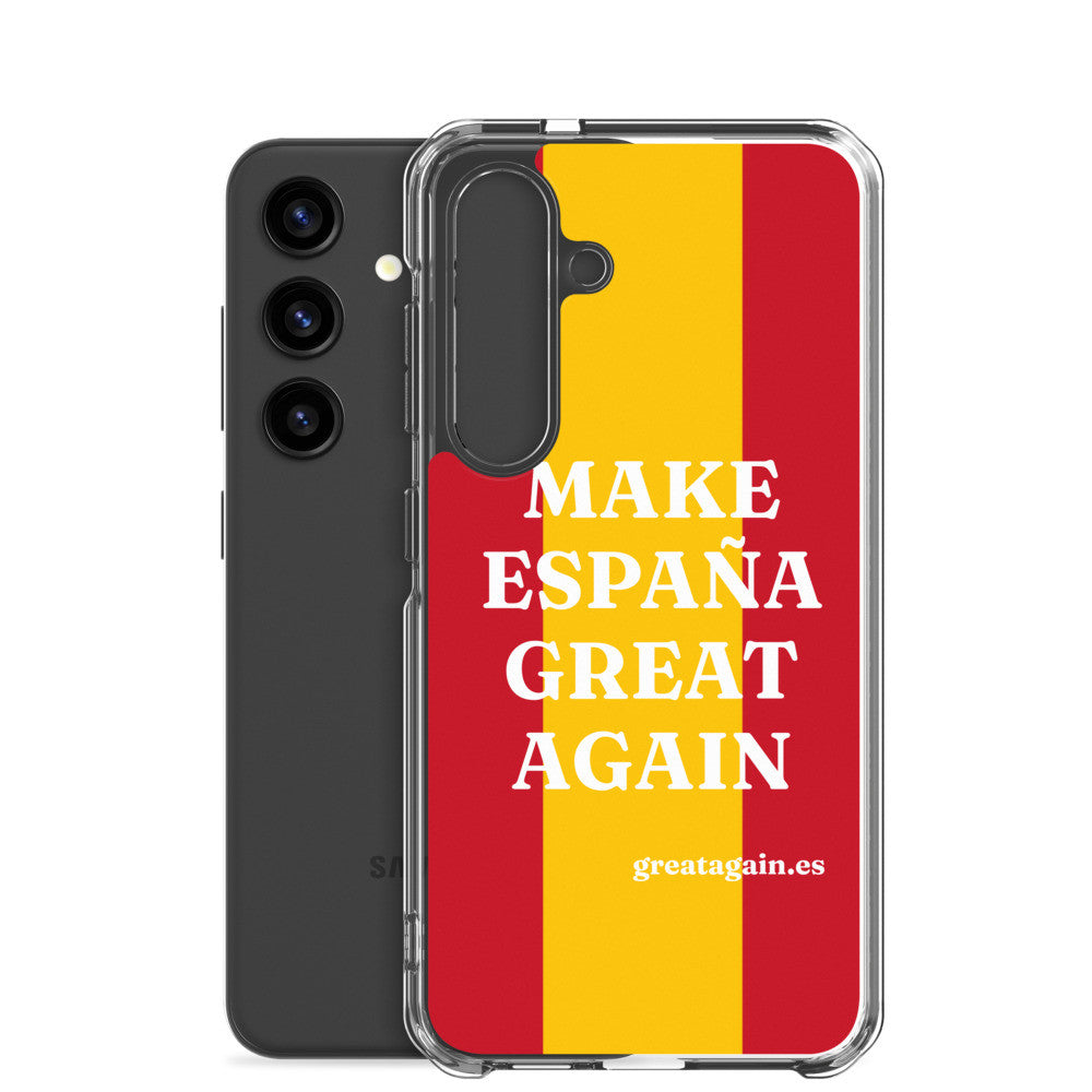 Carcasa transparente Samsung® Make España Great Again