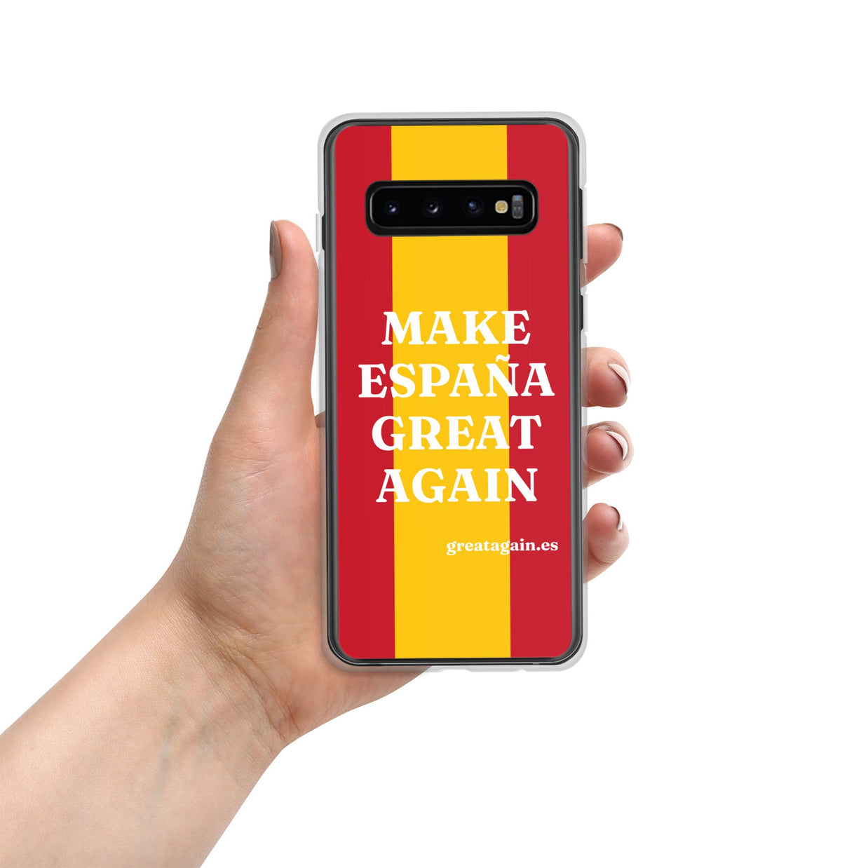 Carcasa transparente Samsung® Make España Great Again