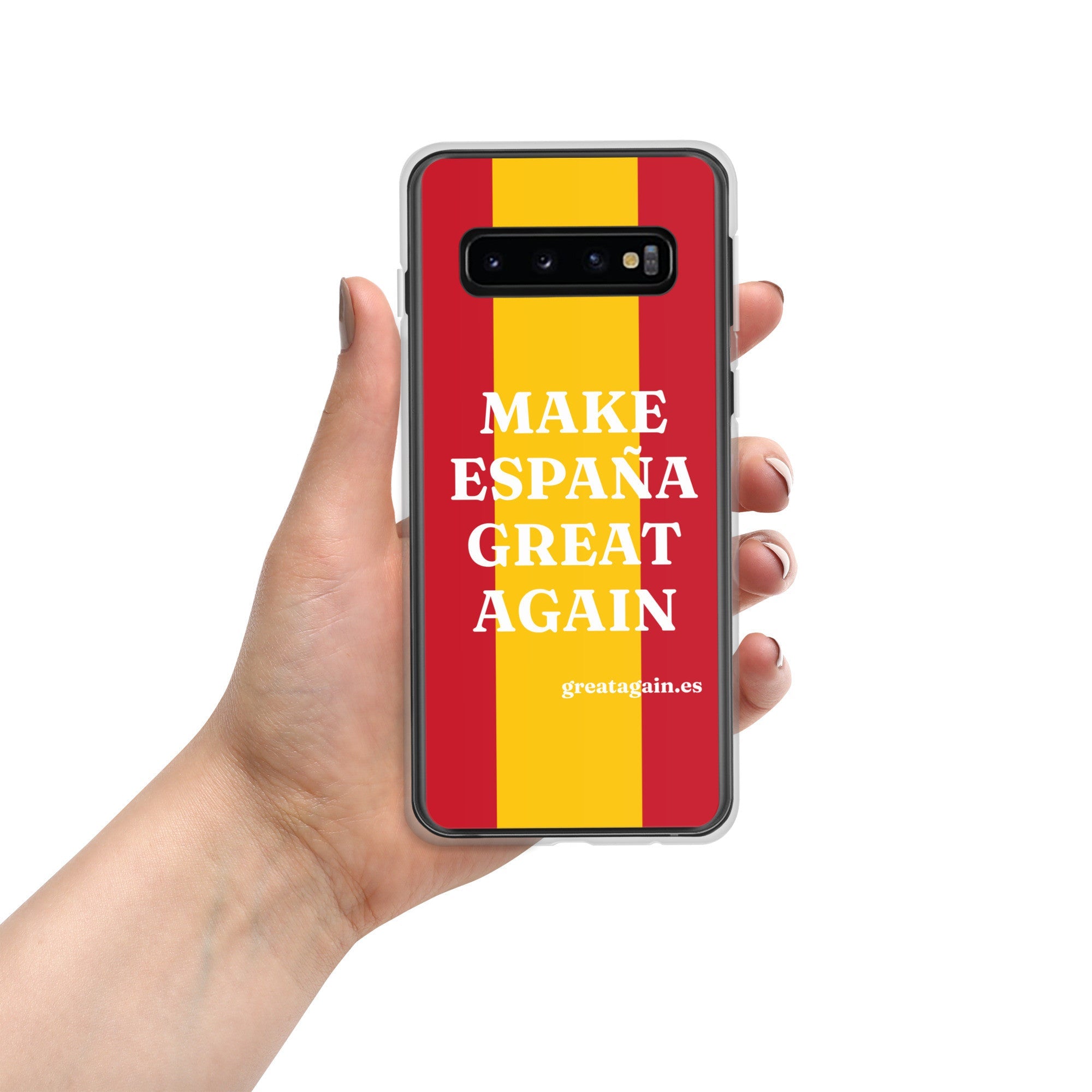 Carcasa transparente Samsung® Make España Great Again