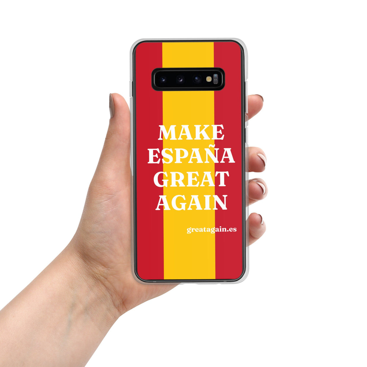 Carcasa transparente Samsung® Make España Great Again