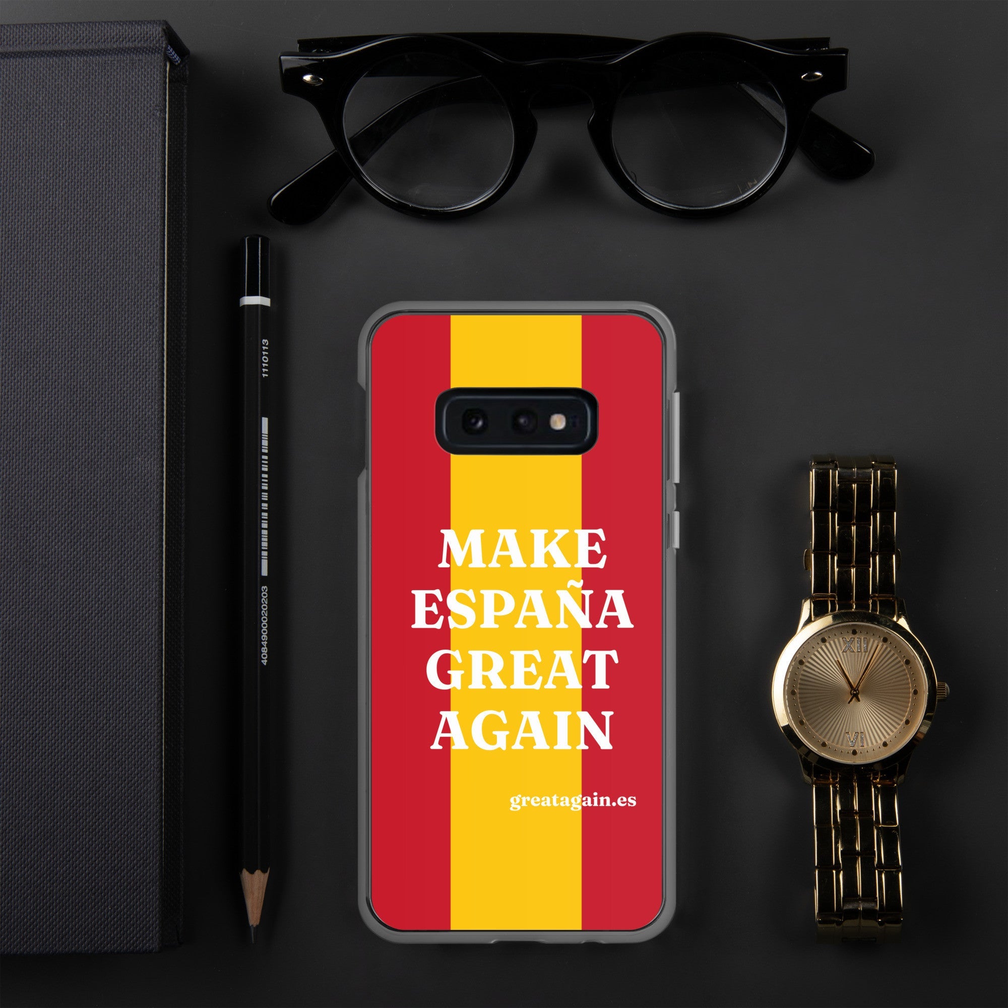 Carcasa transparente Samsung® Make España Great Again