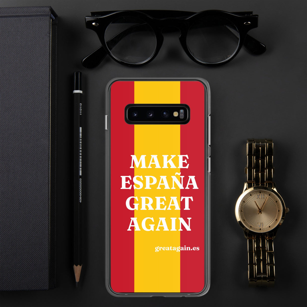 Carcasa transparente Samsung® Make España Great Again
