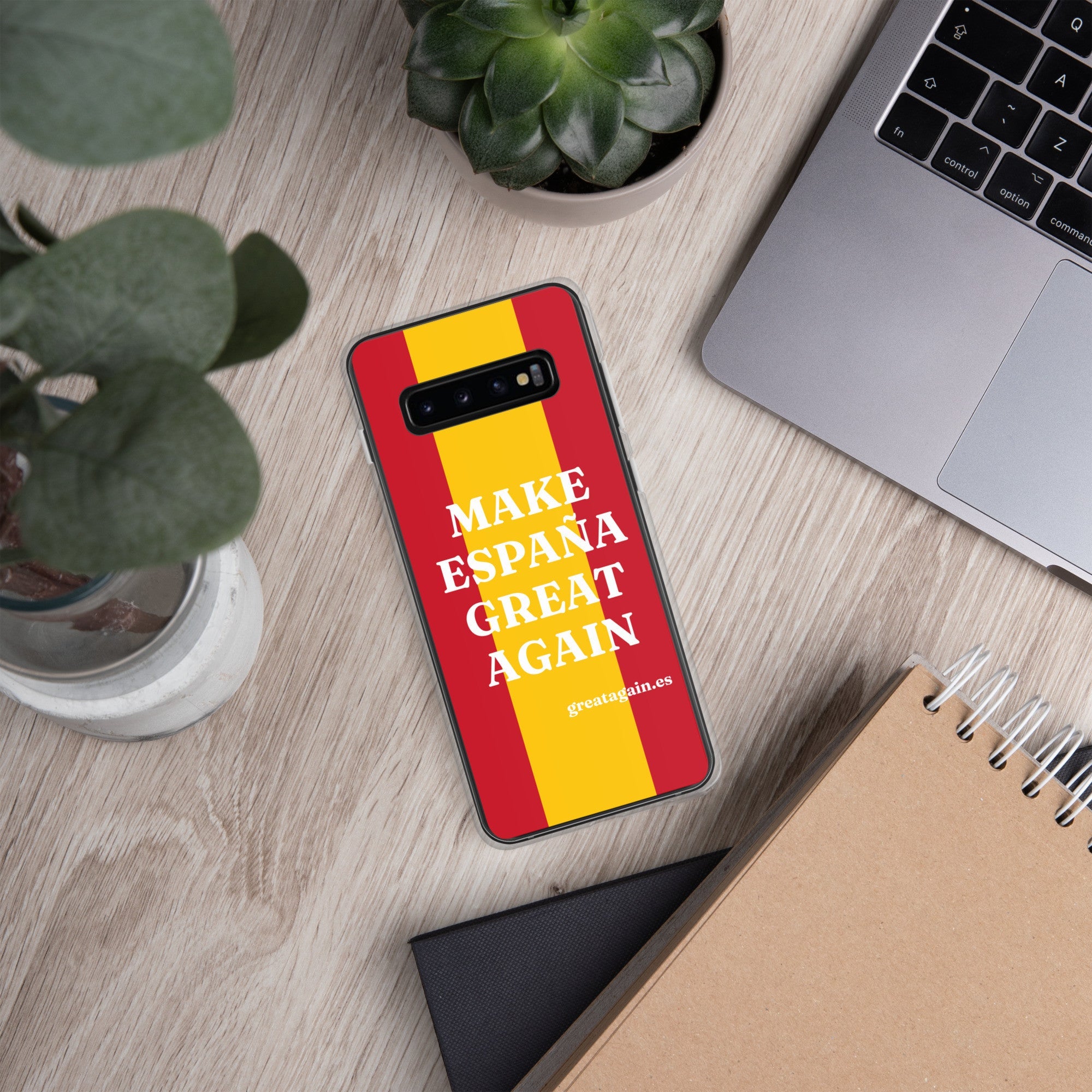 Carcasa transparente Samsung® Make España Great Again