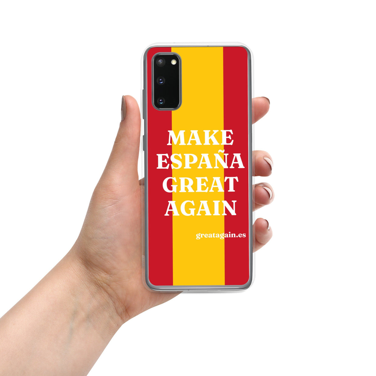 Carcasa transparente Samsung® Make España Great Again