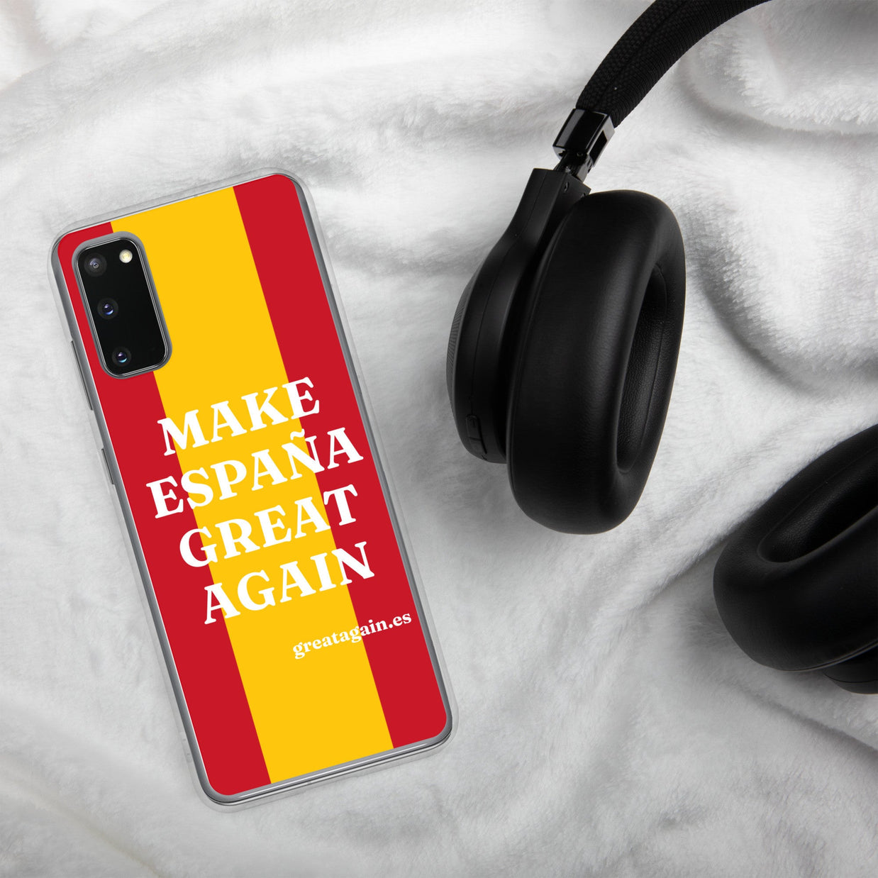 Carcasa transparente Samsung® Make España Great Again