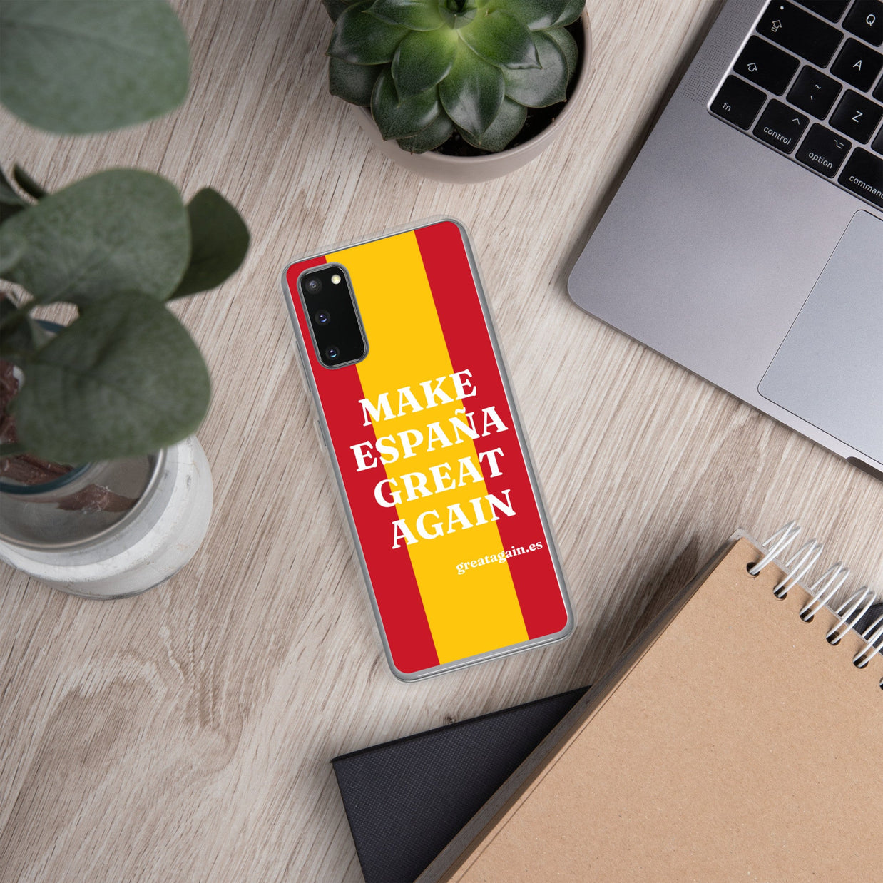 Carcasa transparente Samsung® Make España Great Again