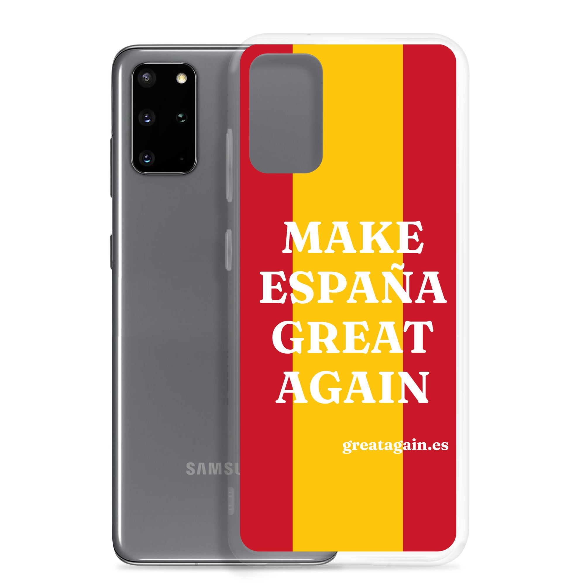 Carcasa transparente Samsung® Make España Great Again