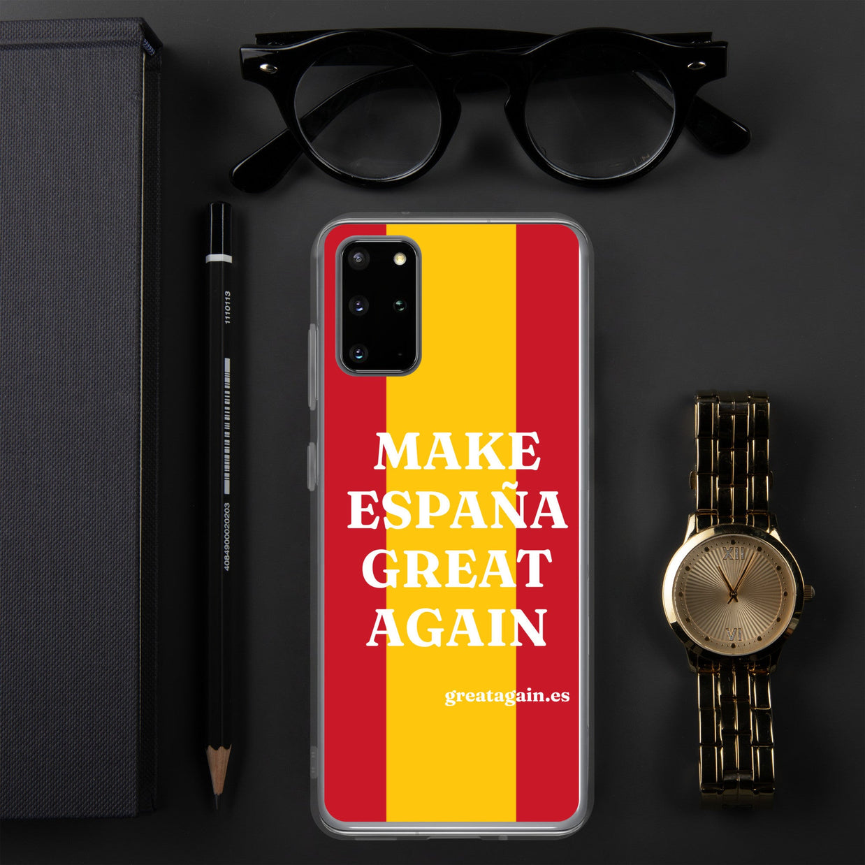 Carcasa transparente Samsung® Make España Great Again