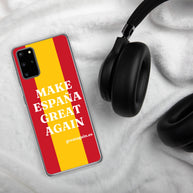 Carcasa transparente Samsung® Make España Great Again