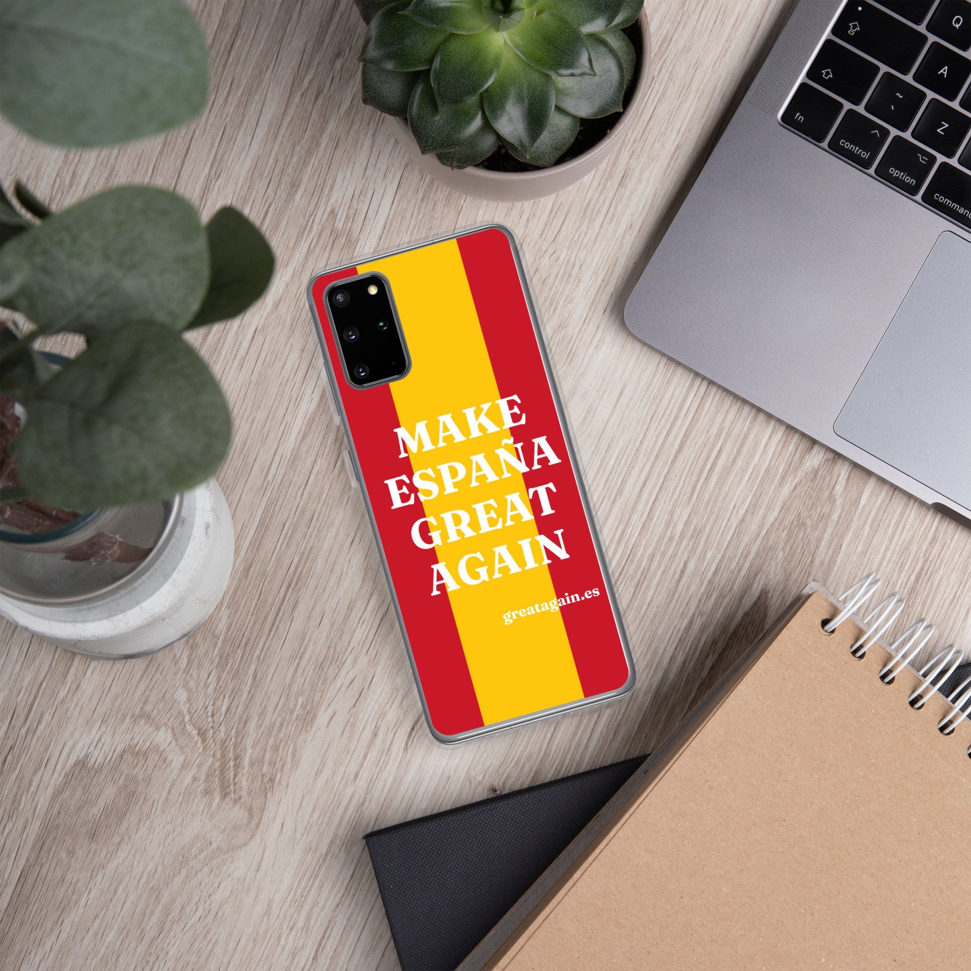 Carcasa transparente Samsung® Make España Great Again