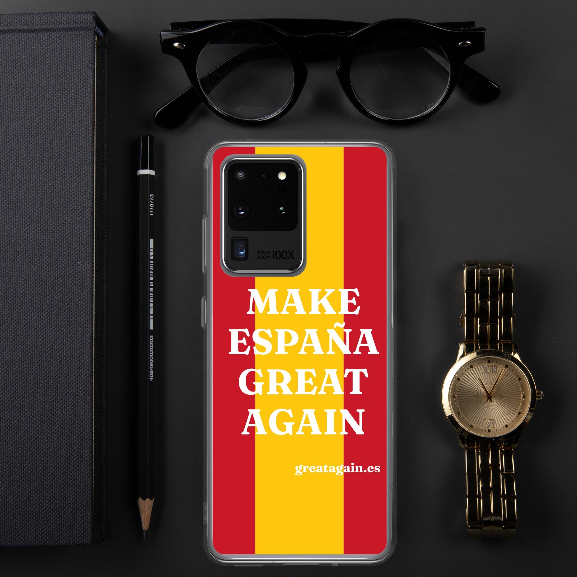 Carcasa transparente Samsung® Make España Great Again