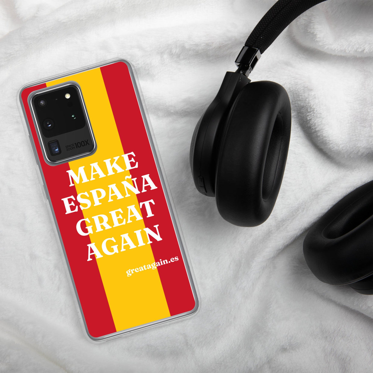 Carcasa transparente Samsung® Make España Great Again