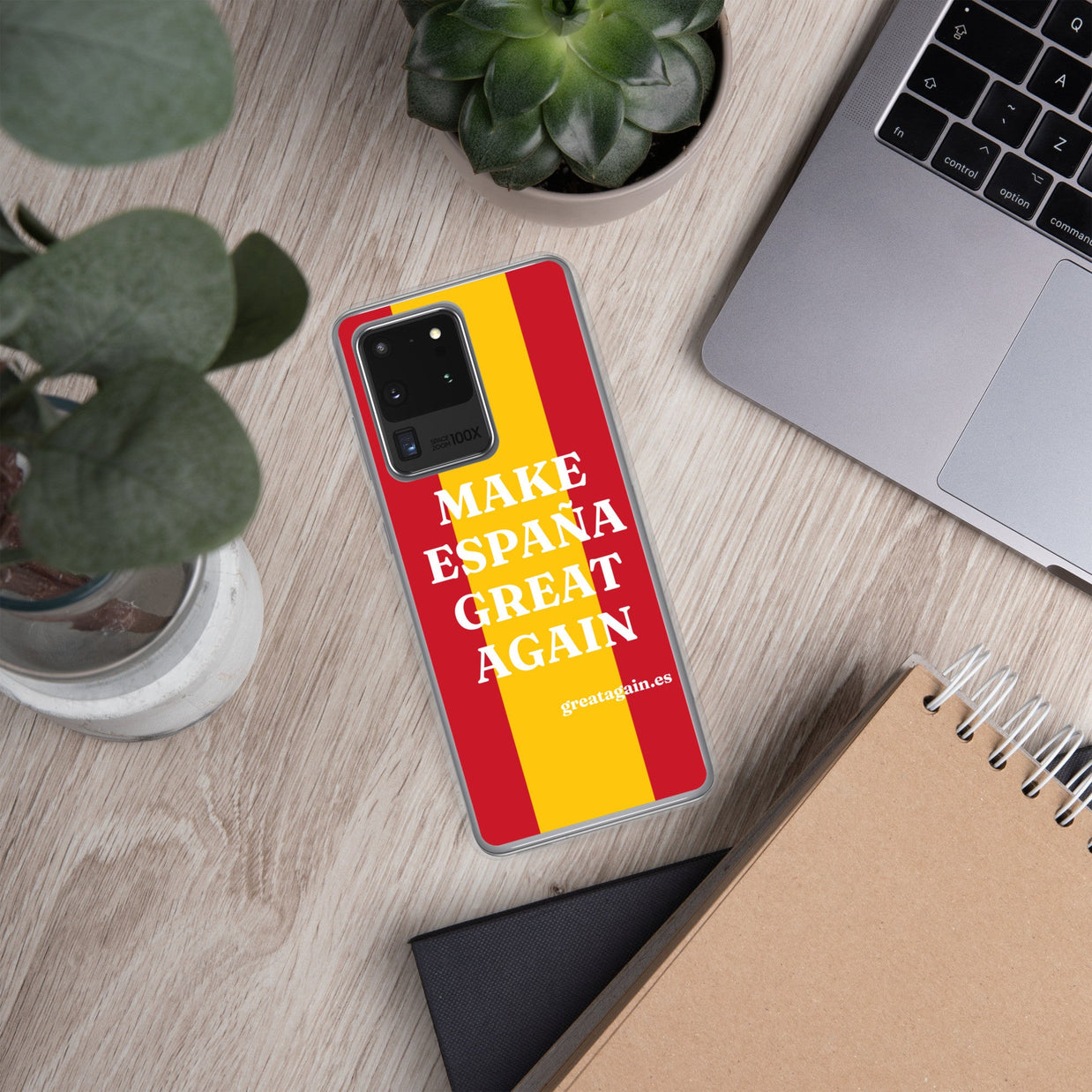 Carcasa transparente Samsung® Make España Great Again