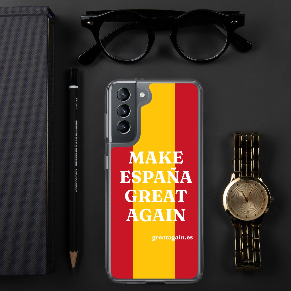 Carcasa transparente Samsung® Make España Great Again