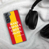 Carcasa transparente Samsung® Make España Great Again