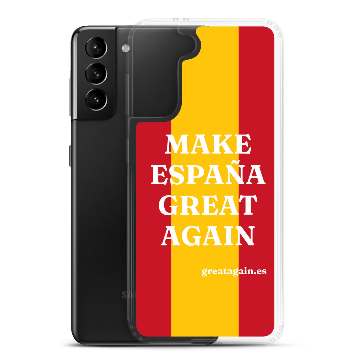 Carcasa transparente Samsung® Make España Great Again
