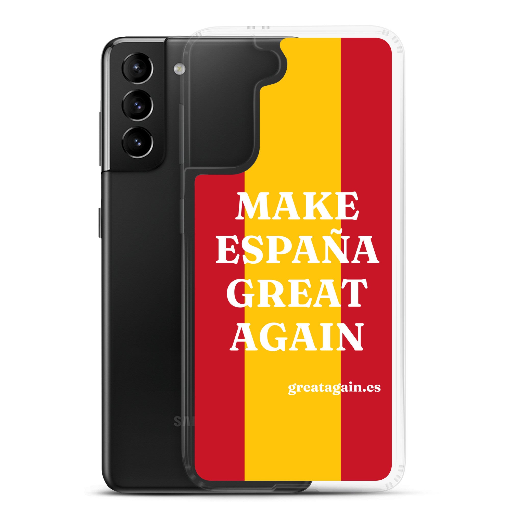 Carcasa transparente Samsung® Make España Great Again
