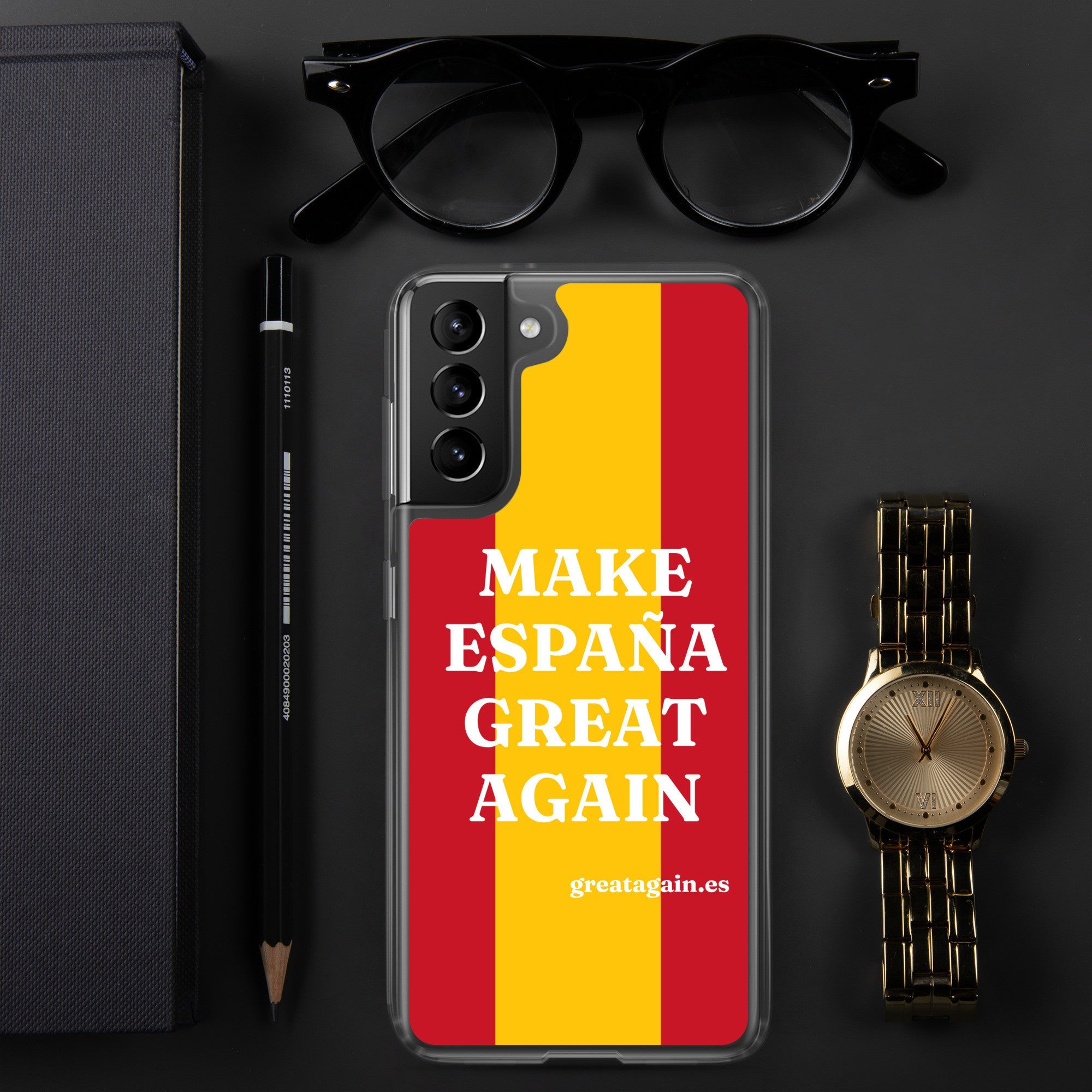 Carcasa transparente Samsung® Make España Great Again
