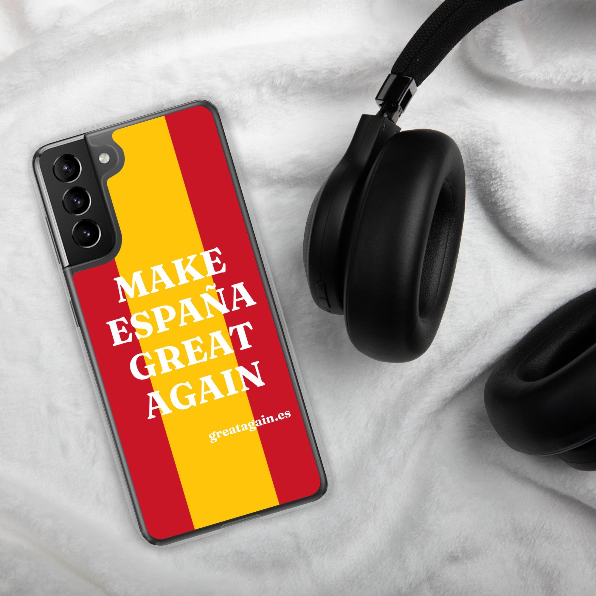 Carcasa transparente Samsung® Make España Great Again