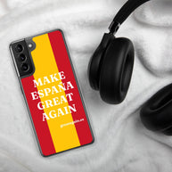 Carcasa transparente Samsung® Make España Great Again