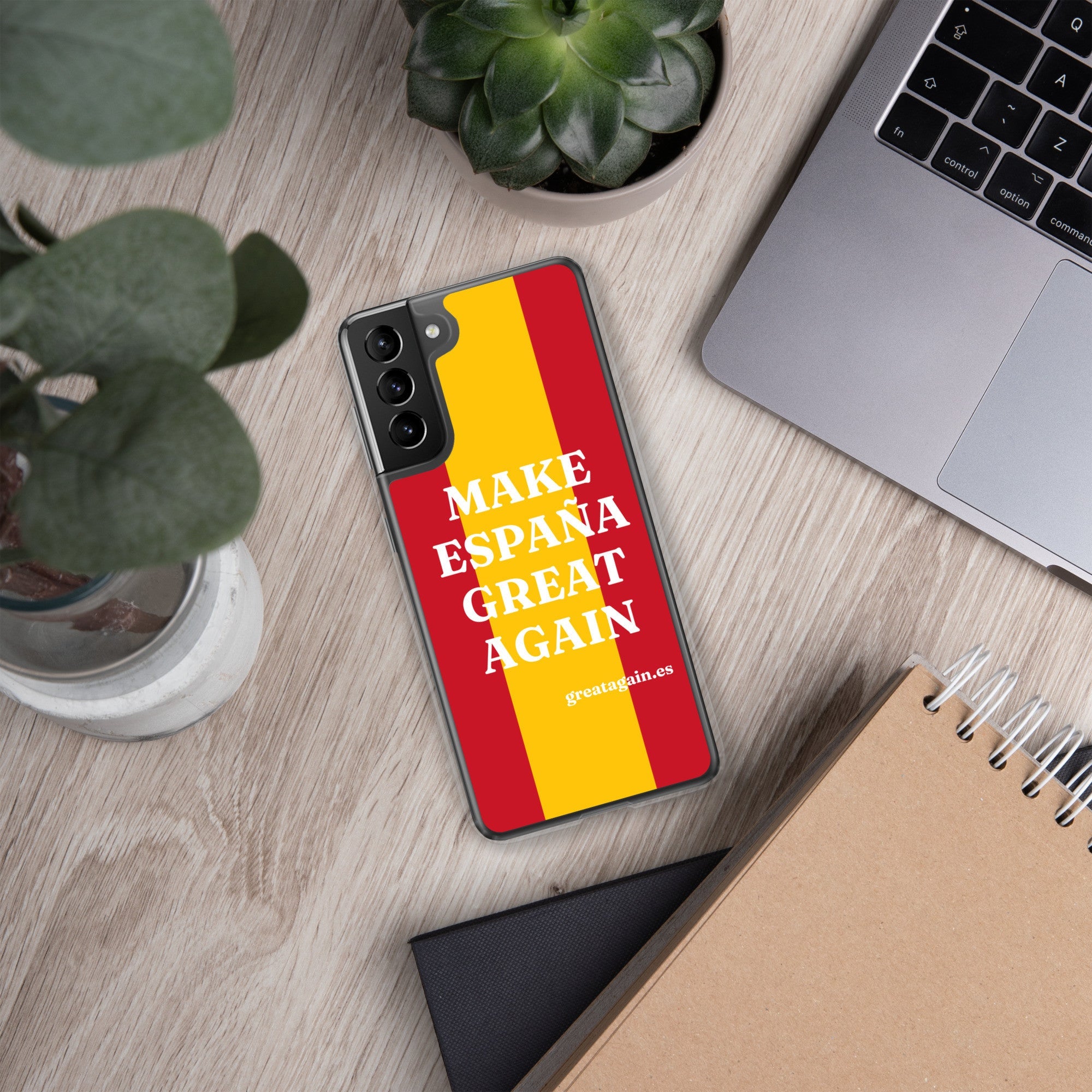 Carcasa transparente Samsung® Make España Great Again