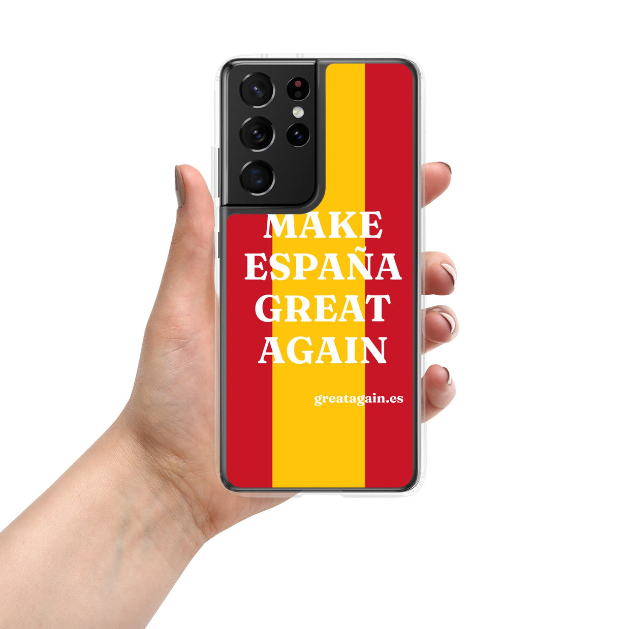 Carcasa transparente Samsung® Make España Great Again