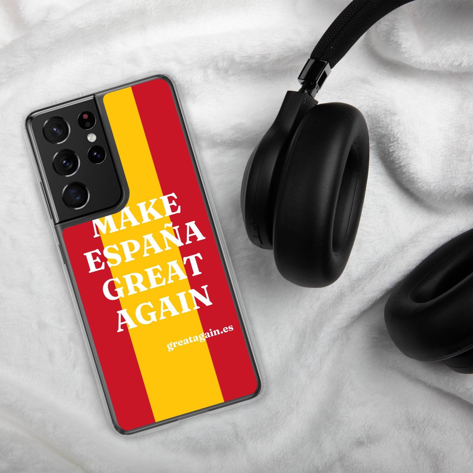 Carcasa transparente Samsung® Make España Great Again