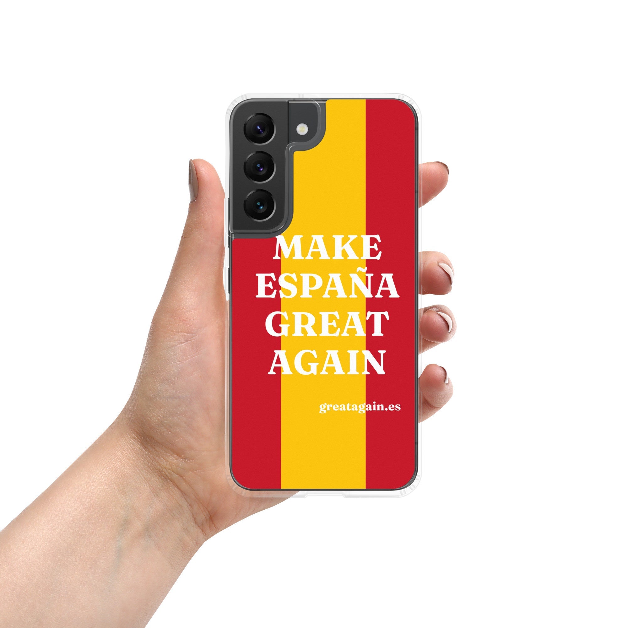 Carcasa transparente Samsung® Make España Great Again