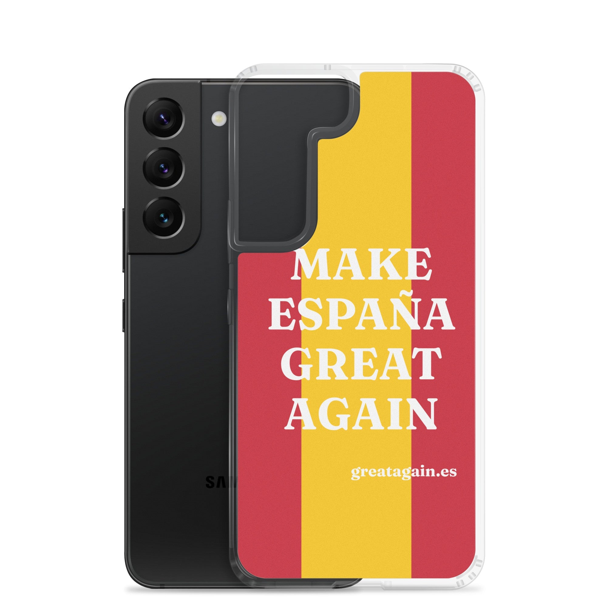 Carcasa transparente Samsung® Make España Great Again