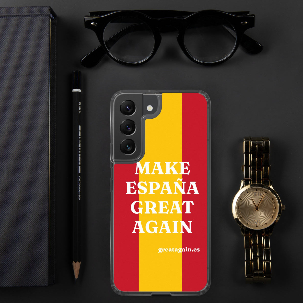 Carcasa transparente Samsung® Make España Great Again