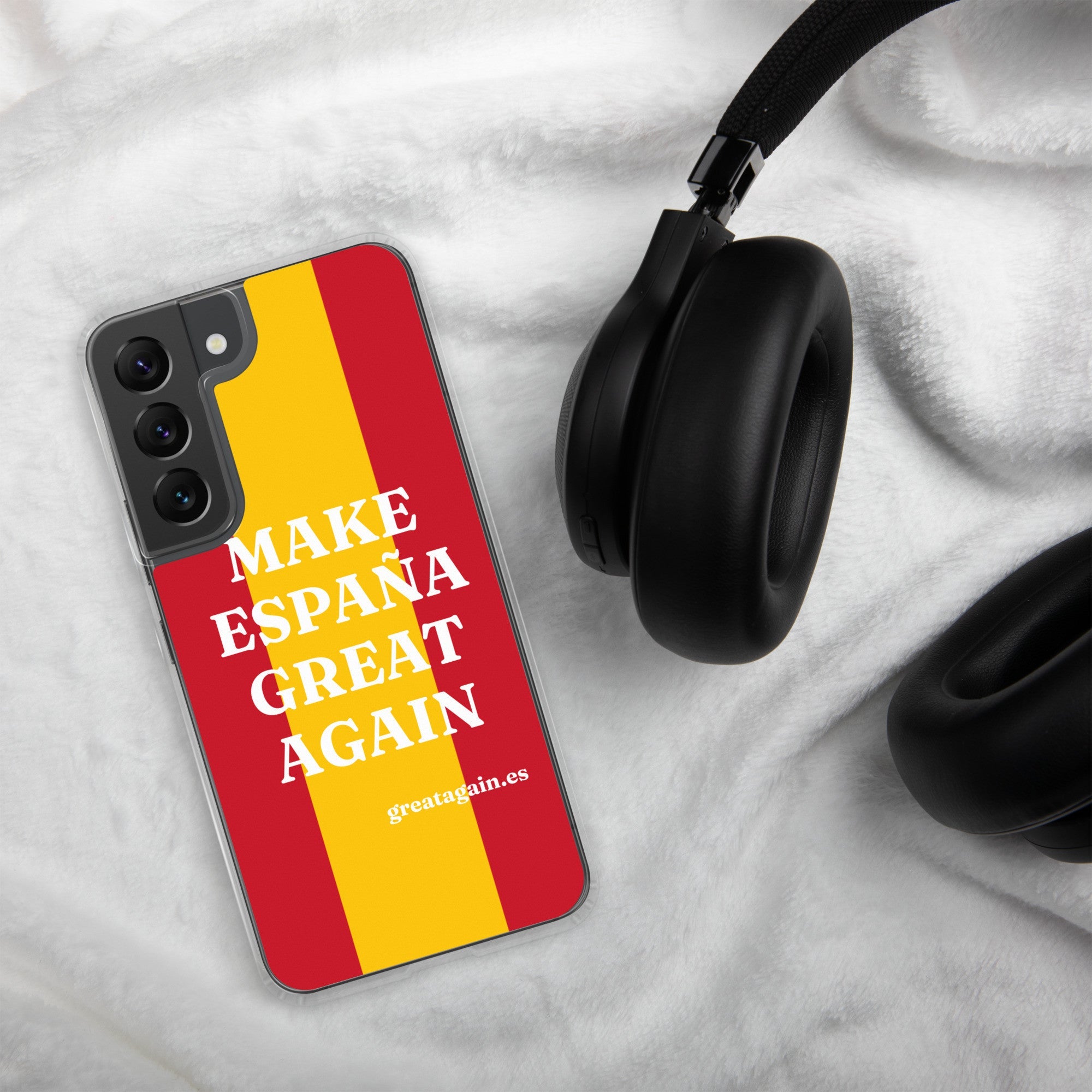 Carcasa transparente Samsung® Make España Great Again