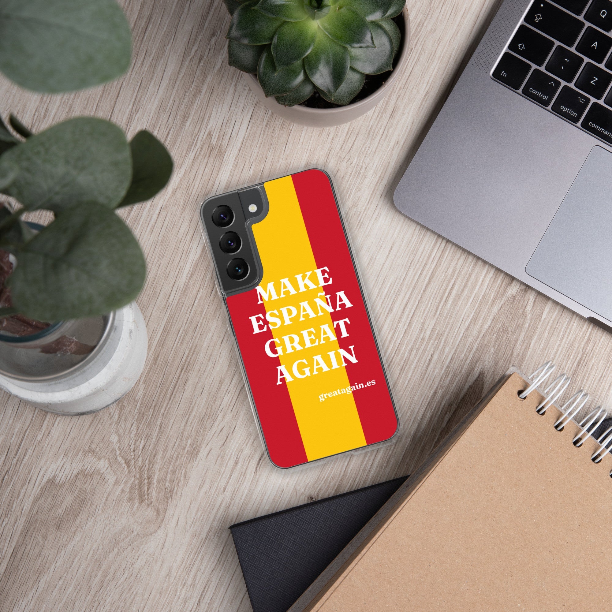 Carcasa transparente Samsung® Make España Great Again