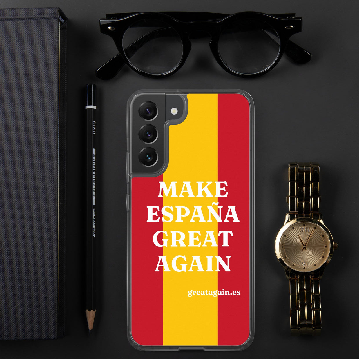 Carcasa transparente Samsung® Make España Great Again