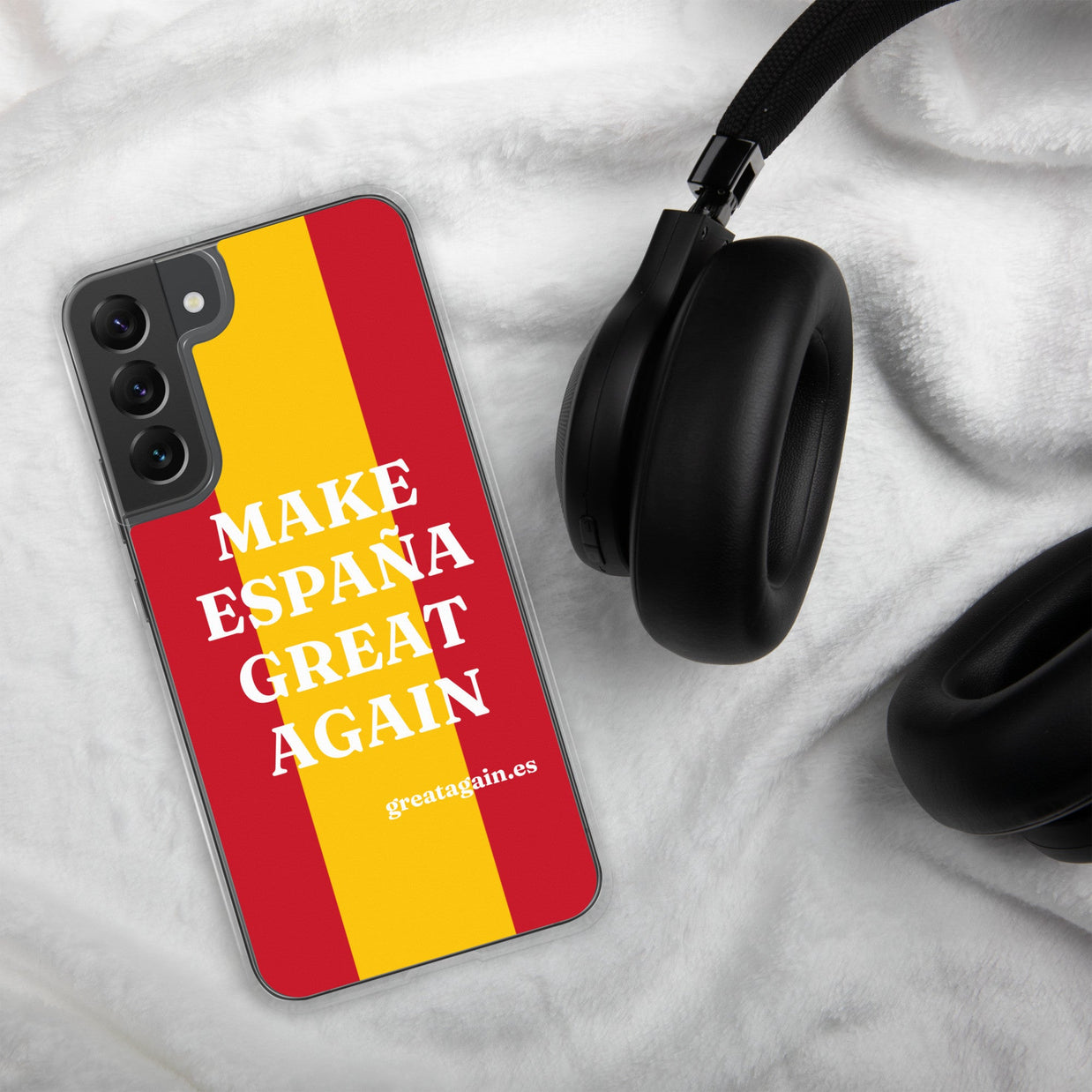 Carcasa transparente Samsung® Make España Great Again