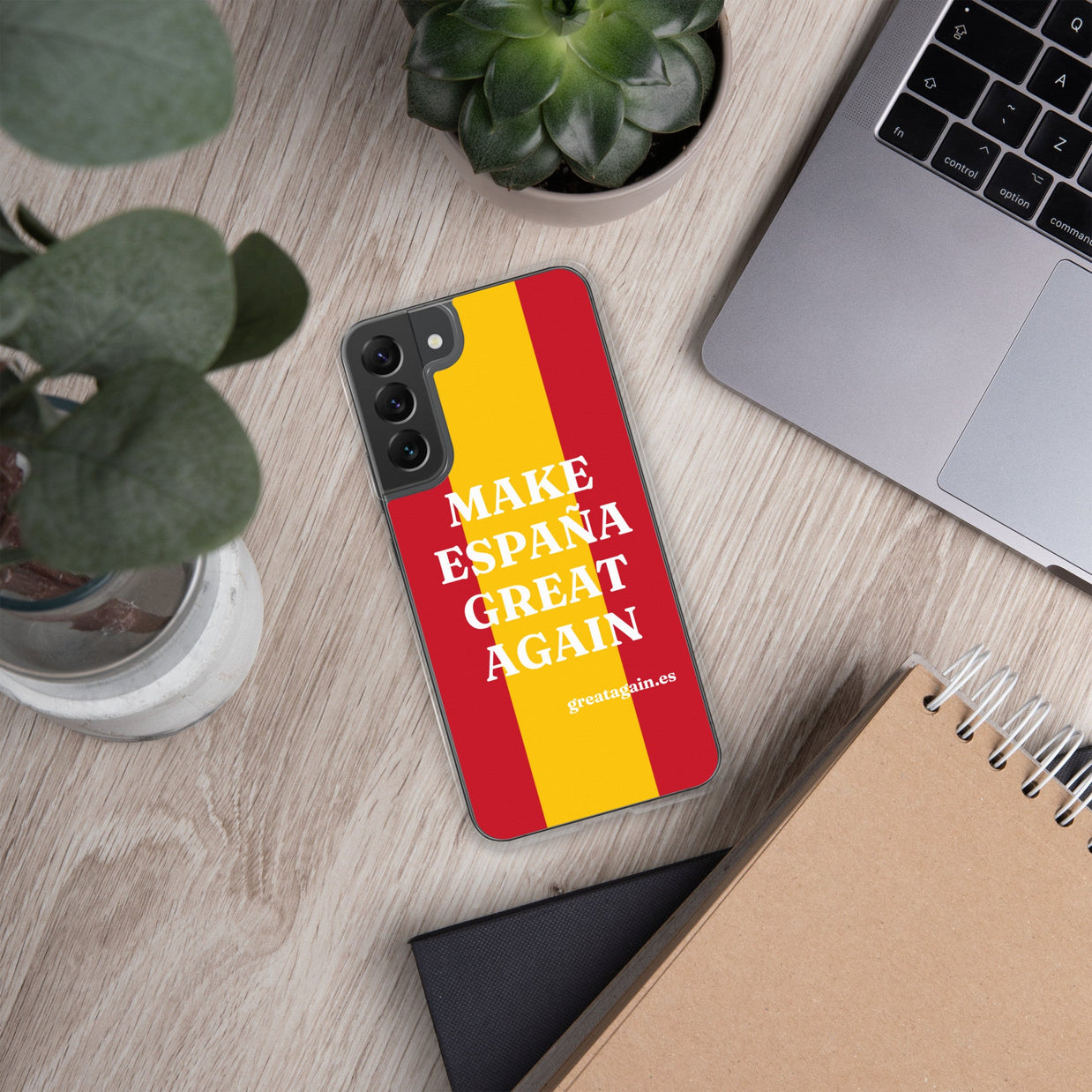 Carcasa transparente Samsung® Make España Great Again