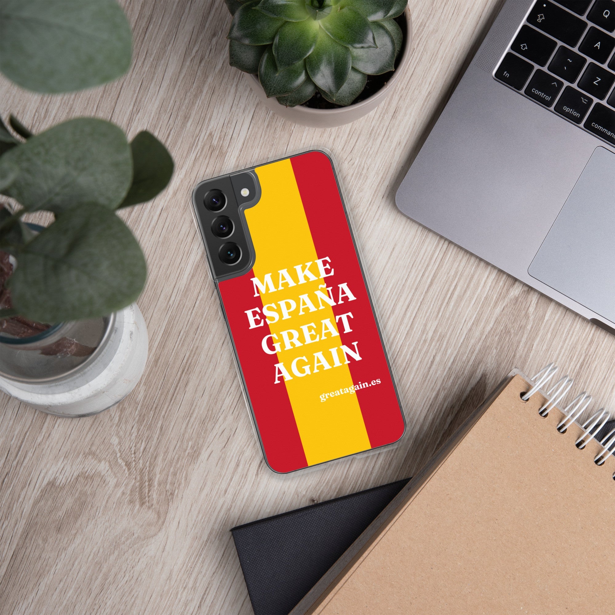 Carcasa transparente Samsung® Make España Great Again
